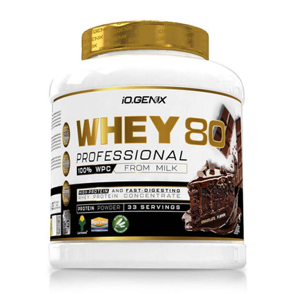 Whey 80 Profesional - 1kg - Chocolate - Proteina De Suero Whey - Io.genix_0