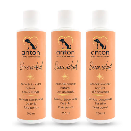 Acondicionador natural para el cuidado del pelaje de perros – Pack 3 x 250 ml_0