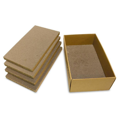 Arranhador de cartão para gatos NATURAL Arquivet 43,5x29,5x14cm