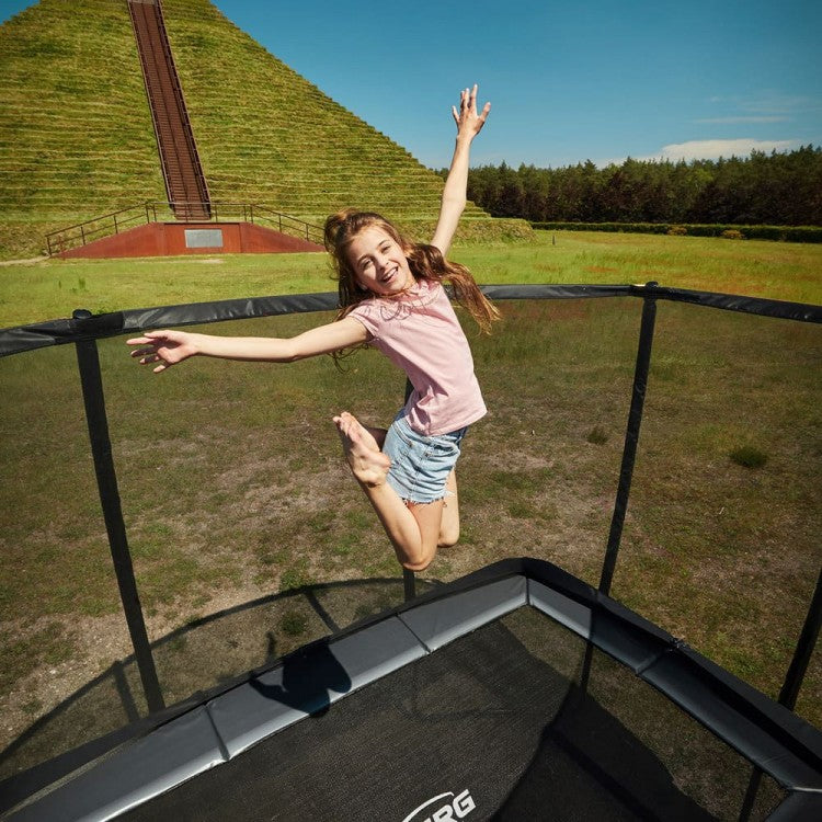 Cama Elastica Berg Flatground Ultim Champion 410 + Red Deluxe Xl Negro._1