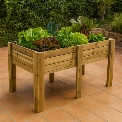 Mesa De Cultivo Bora Profunda 30cm Vidahuerto 150x80x80 Cm._1
