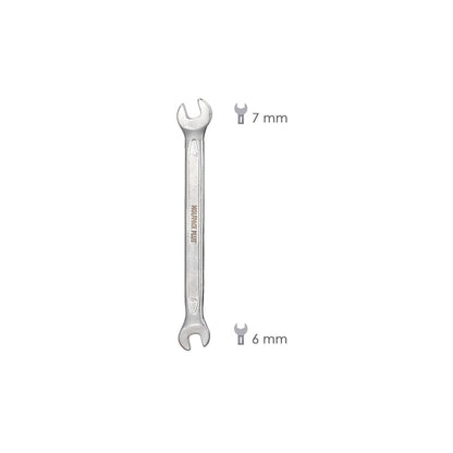 Llave Fija Plus Acero Cromo Vanadio 6x7 Din 3110. Llave Fija, Llave Fija Doble_1