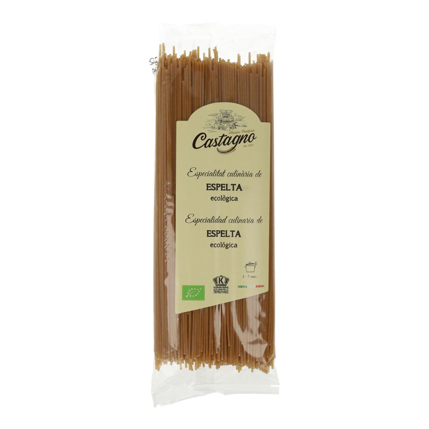 Esparguete de Espelta DICOCCUM ECO Castagno 500 g