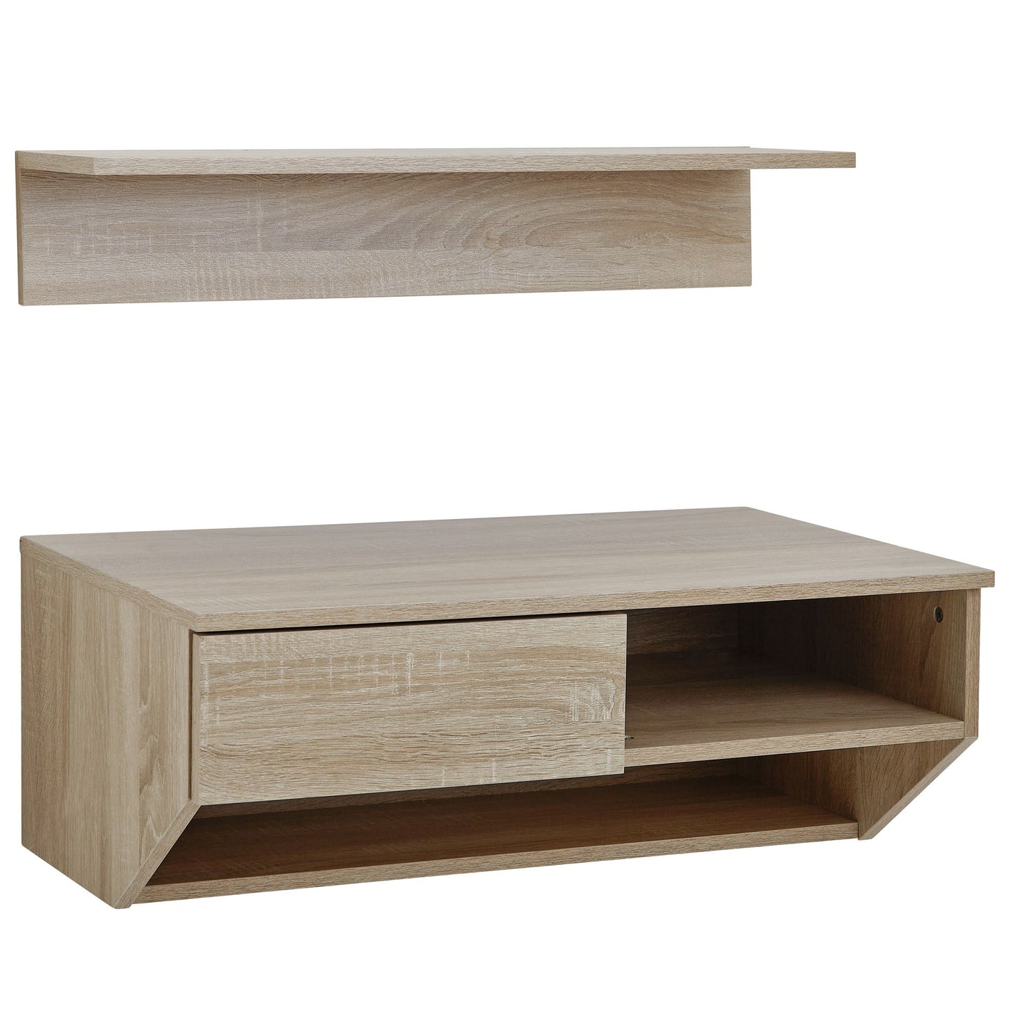 Estante De Pared 75 Cm De Roble Sonoma_0