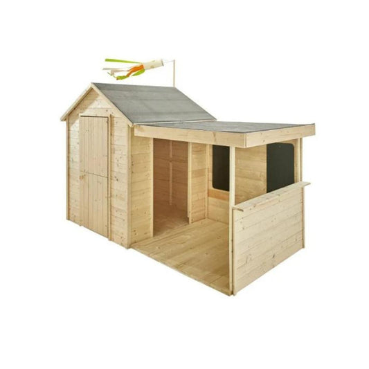 Casa de jogos infantil Sarah Soulet com varanda