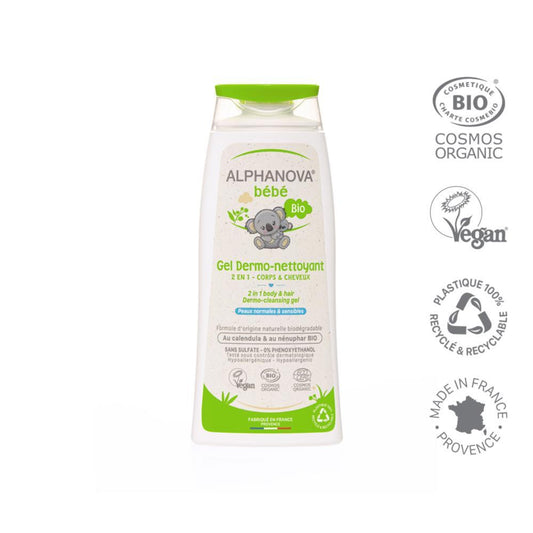 Alphanova Baby Gel Dermolimpante Orgânico 200 ml