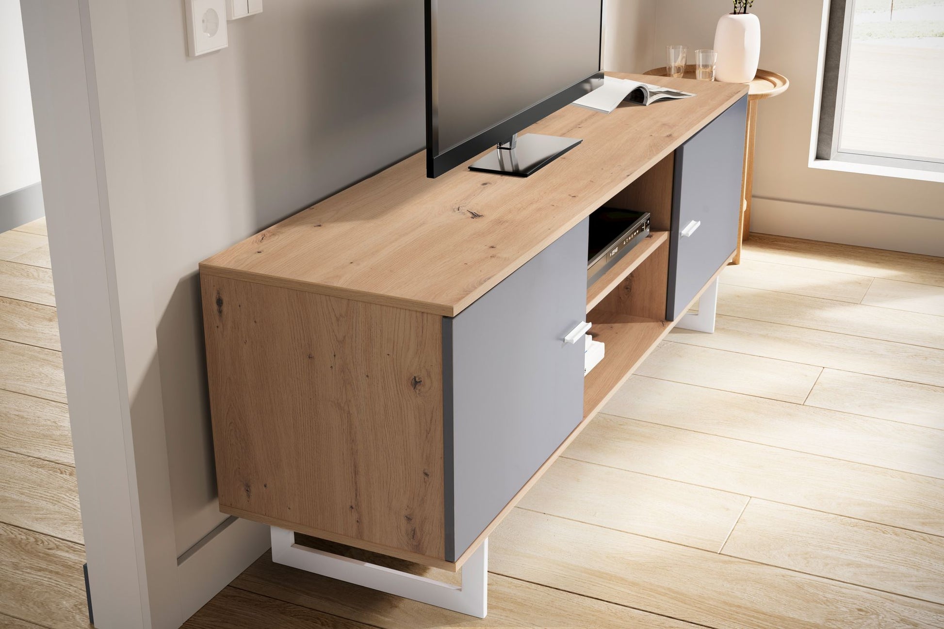 Mueble De Tv Compacto Y Versátil Modelo Wl6.824_4