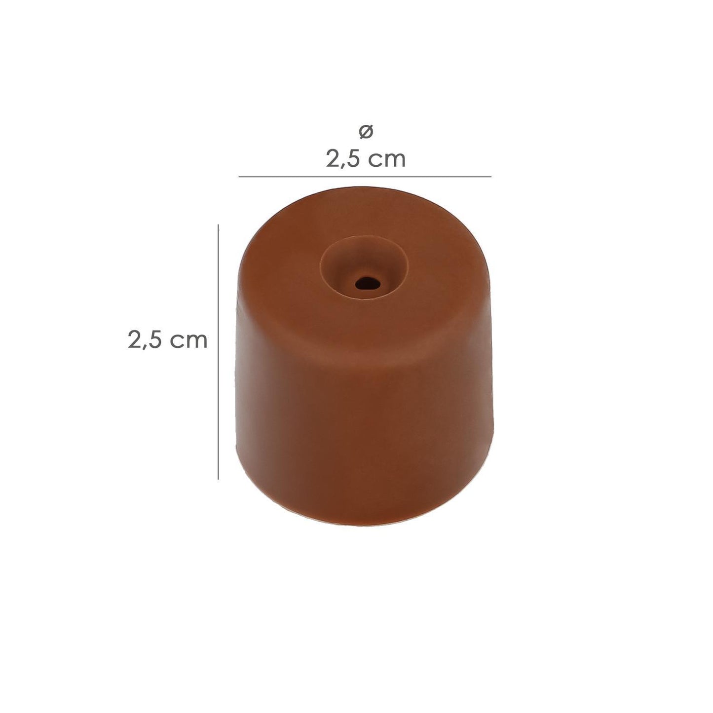 Tope Puerta Wolfpack Atornillar Marron