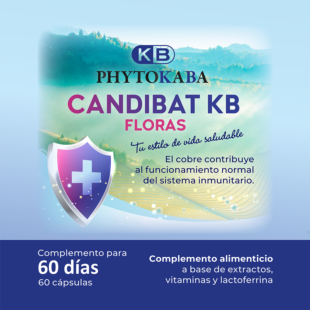 Candibat Kb 60 Cápsulas A Base De Extractos Y Lactoferrina_2