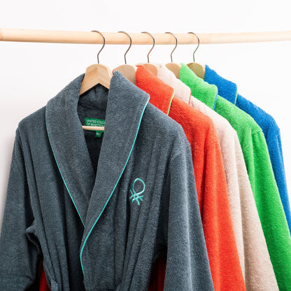 Albornoz L/xl 360gsm 100% Algodón Rojo Rainbow