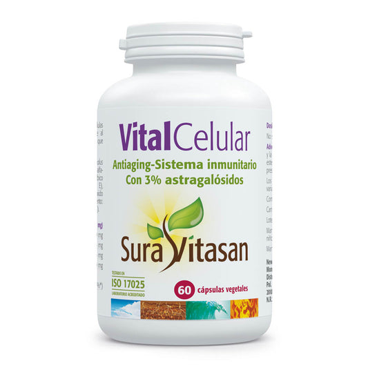 Vital Cellular, Sura Vitasan, 60 cápsulas