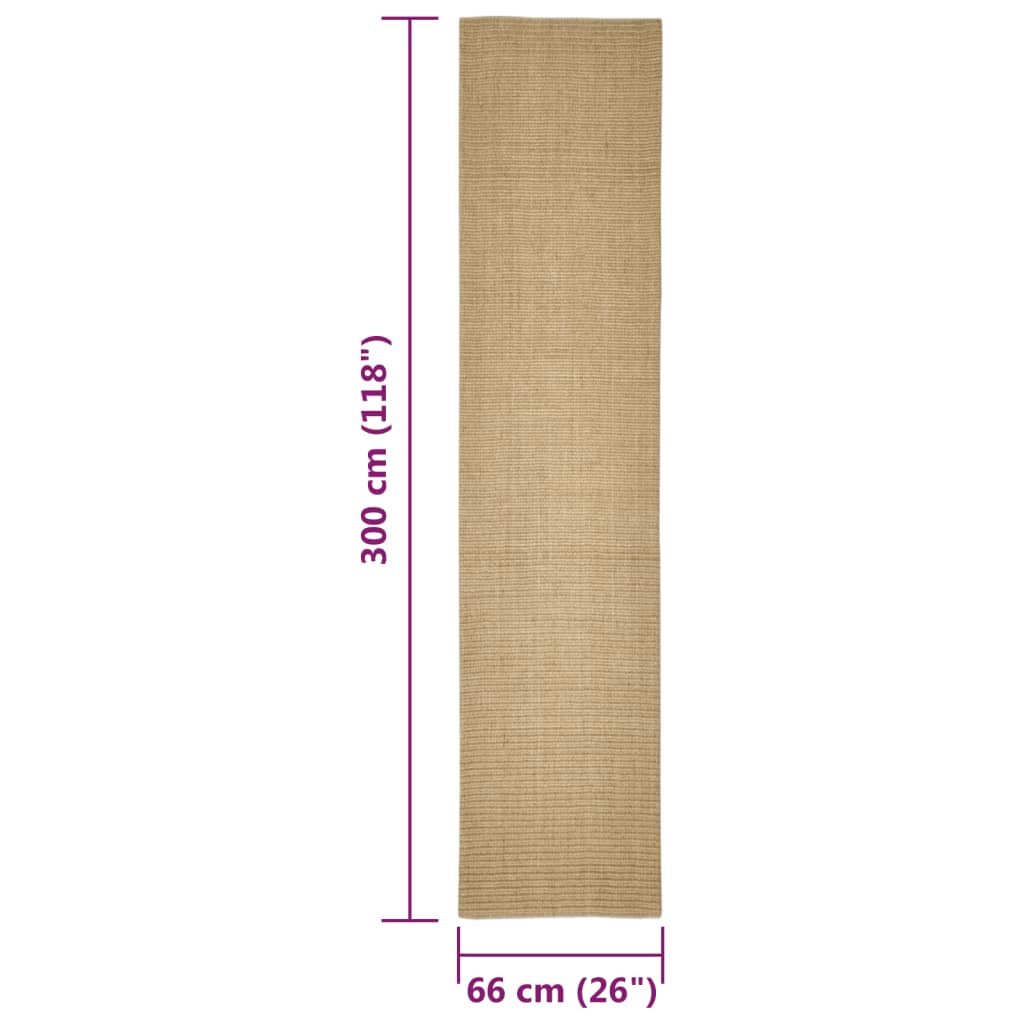 Alfombra De Sisal Para Rascador 66x300 Cm_5