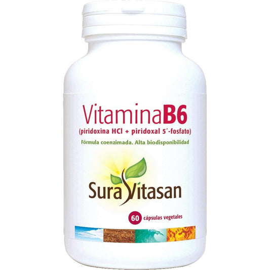 Vitamina B6 60 Cápsulas Sura Vitasan