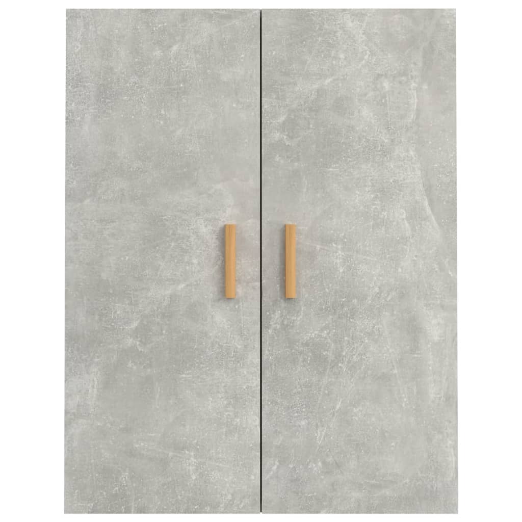 Armario Colgante De Pared Gris Hormigón 69,5x34x90 Cm / Vetonek_5