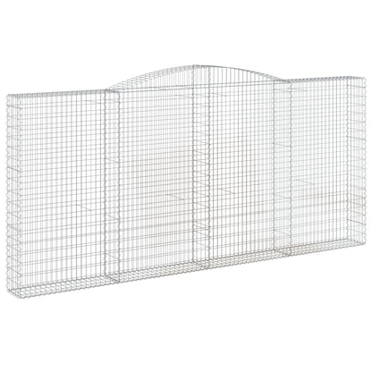 Cestas De Gaviones 3 Uds Forma De Arco Hierro 400x30x180/200 Cm_2