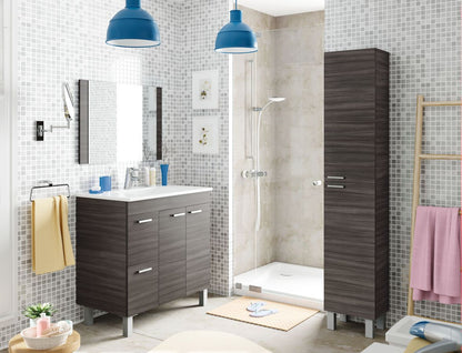 Mueble Aktiva 2 Puertas 2 Cajones 1 Espejo Ancho 80_2