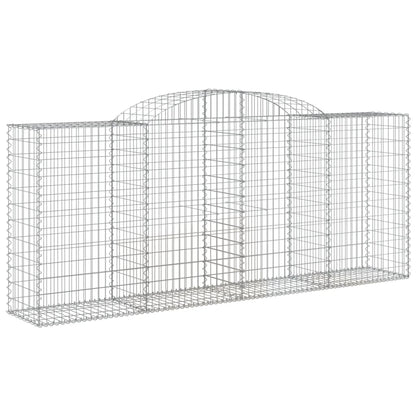 Cestas De Gaviones 7 Uds Forma De Arco Hierro 300x50x120/140 Cm_2