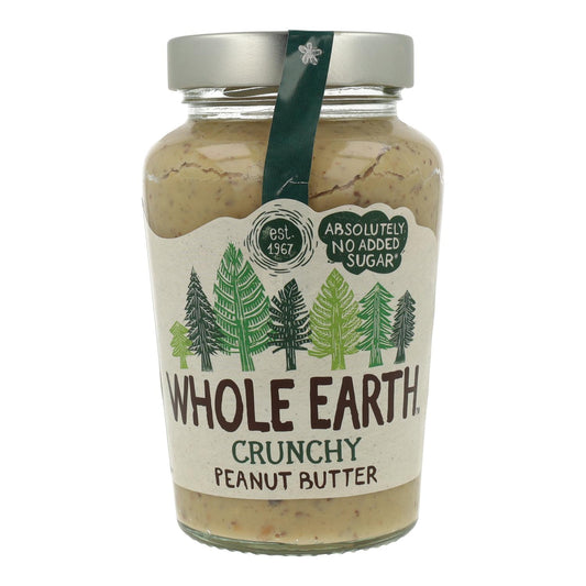 Manteiga de Amendoim Crocante Original, 454g. Whole Earth