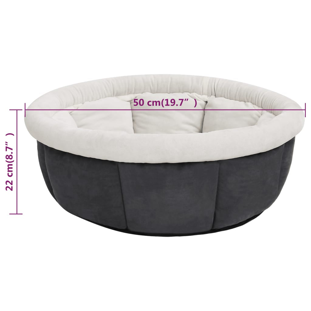 Vidaxl Cama Para Perros Gris 50x50x22 Cm_2