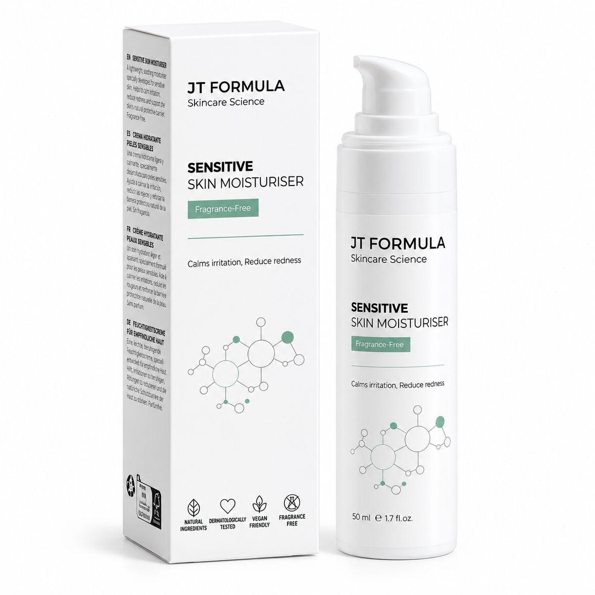 Crema Hidratante Para Piel Sensible, Sin Fragancia_0
