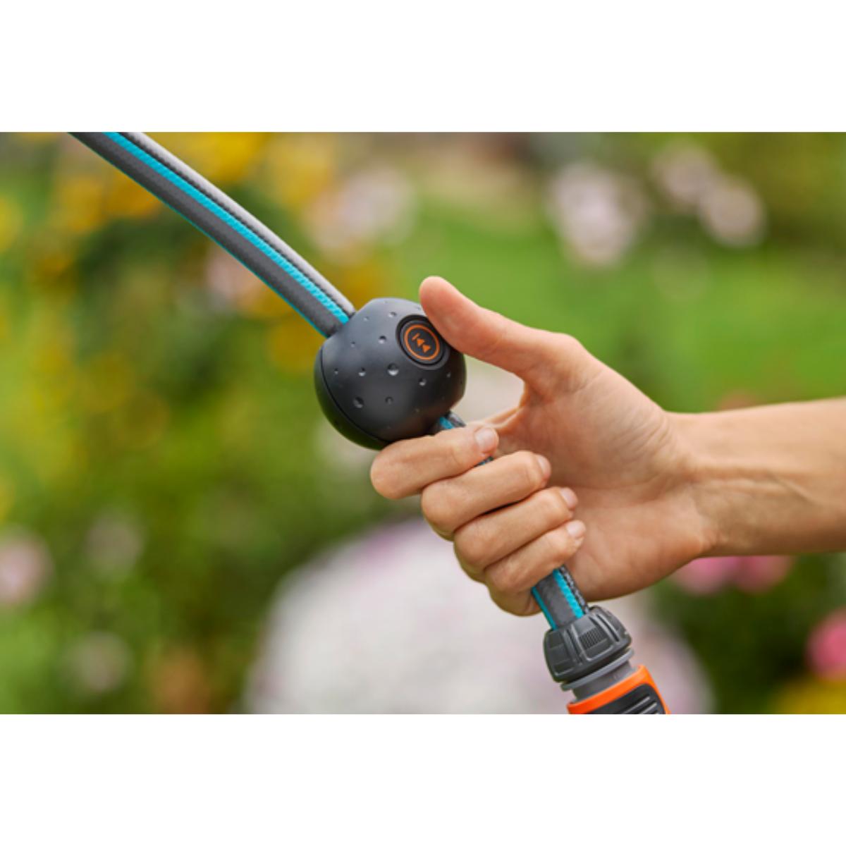 Enrolador de mangueira de parede Gardena PowerRoll XL de 35 m operado por bateria