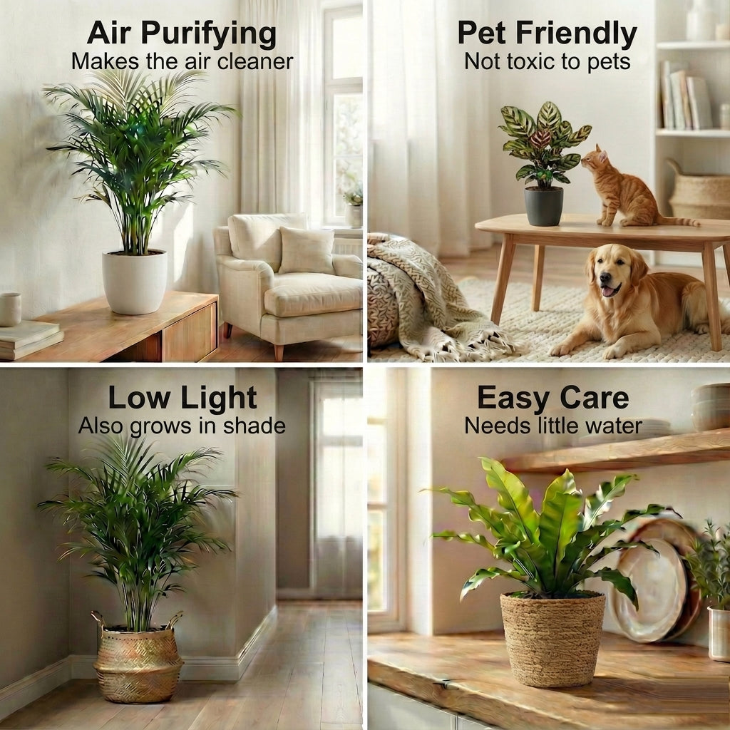Plantas Purificadoras Con Maceta Antracita - Set De 12_4
