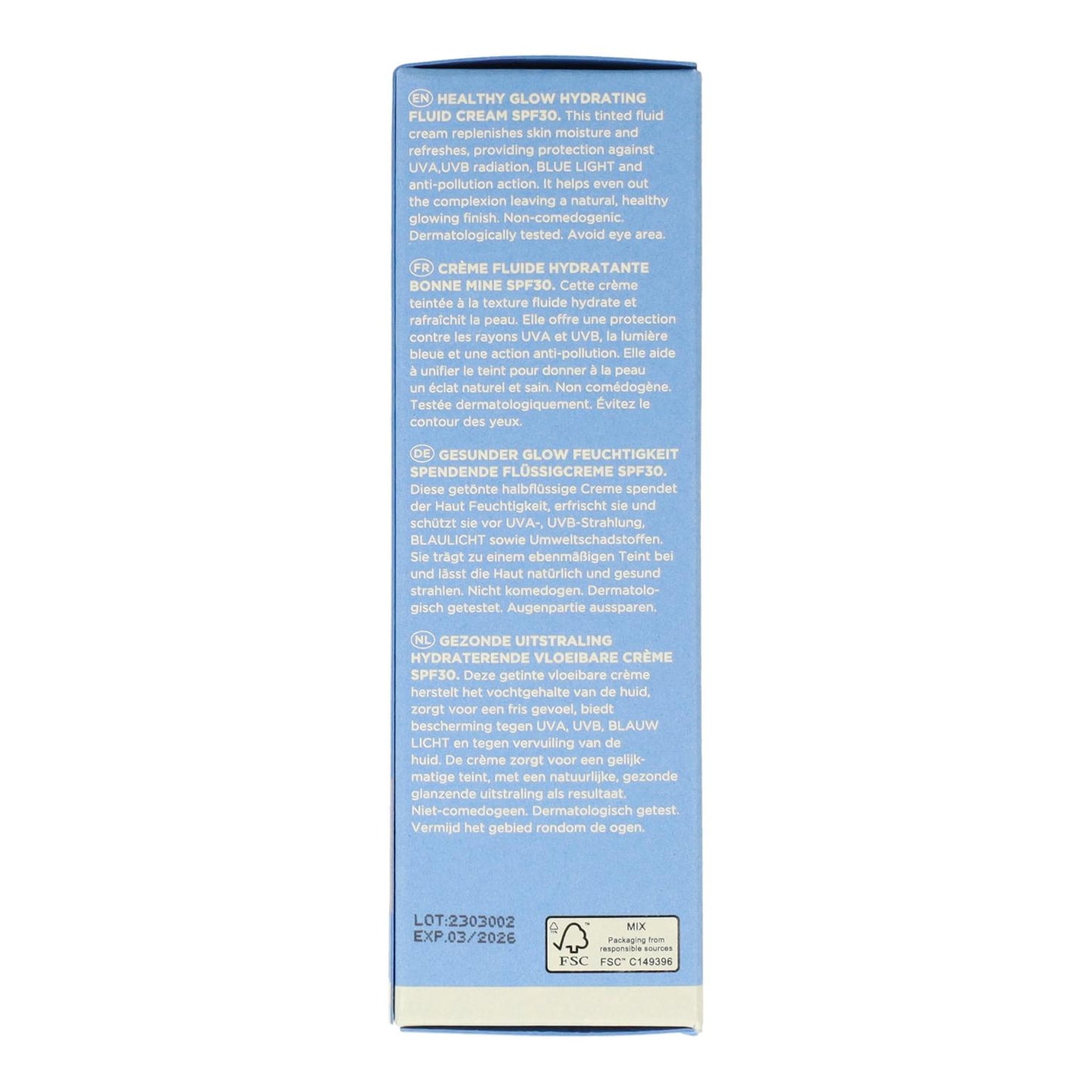 Creme Fluido Hidratante Iluminador Aqua Beelicious FPS 30 Apivita 40 ml