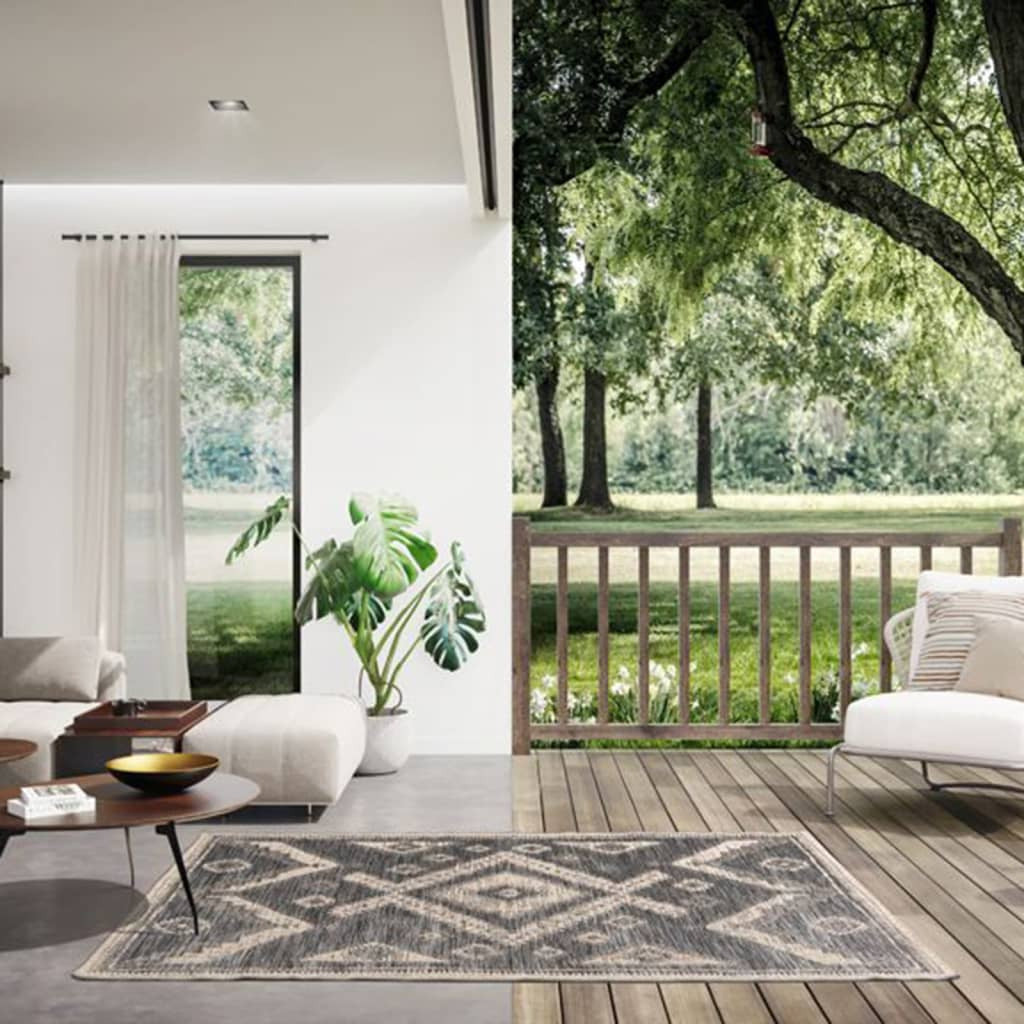 Dutch Lifestyle Alfombra Dublin Gris Antracita 230x160 Cm_1