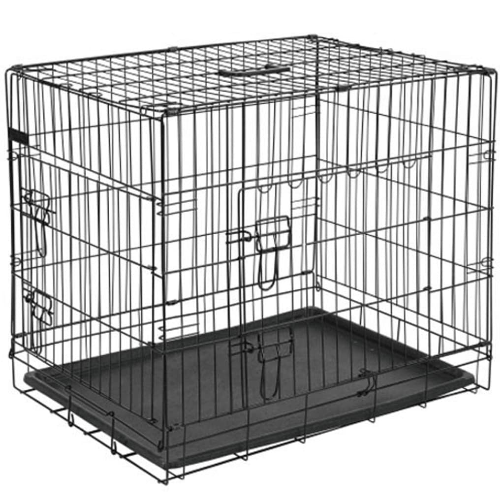 @pet Transportín Para Perros Metal Negro 77,5x48,5x55,5 Cm 15002_1