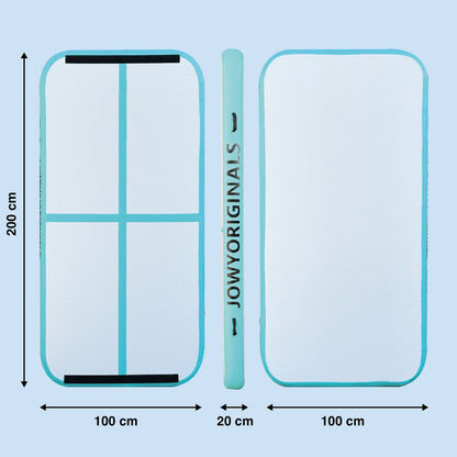 Airtrack 200x100x20cm Colchoneta Inflable, Color Azul_2