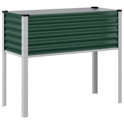 Jardinera De Jardín Verde 100x45x90 Cm Acero_5