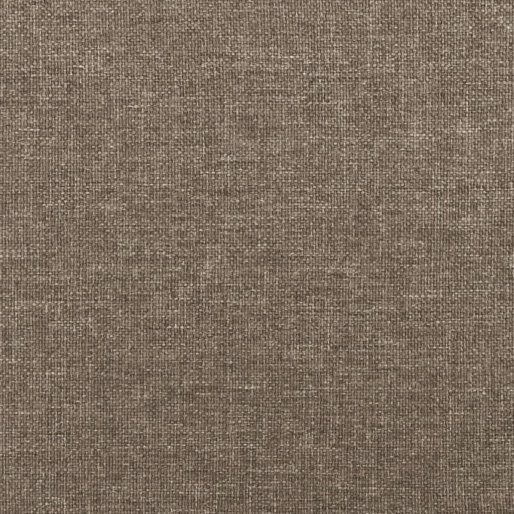 Estructura De Cama Con Cabecero De Tela Gris Taupe 160x200 Cm / Vetonek_2