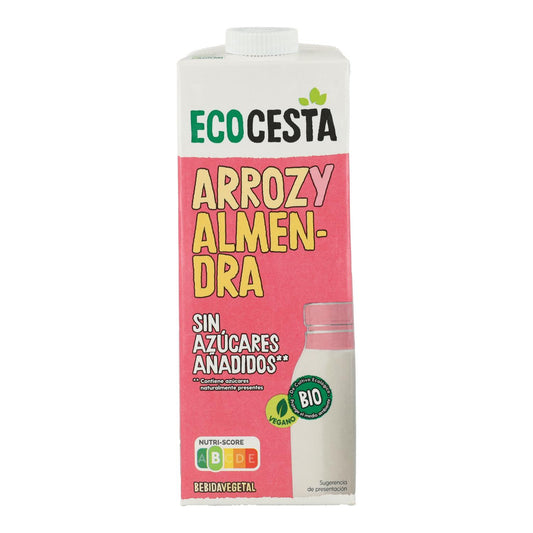 Bebida Vegetal de Arroz e Amêndoa Biológica, 1L Ecocesta