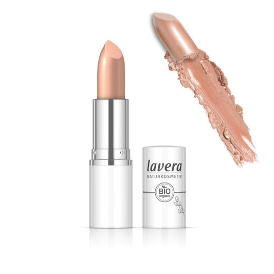 Batom cremoso glow - 04 Nude pêssego, Lavera 4,5 g