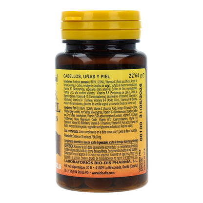 Cabelo, Unhas e Pele 540 mg Nature Essential, 30 Cápsulas Gelatinosas