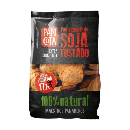 Pão de soja torrado 100% natural (rico em proteína) 230 g Pan Cota