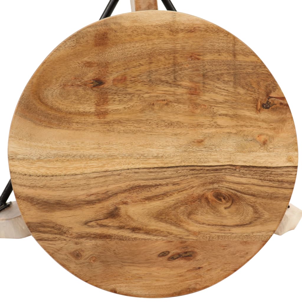 Taburetes De Cocina 2 Unidades Madera Maciza De Acacia_2