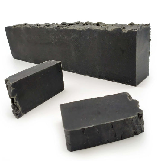 1 Barra Jabón Artesano Carbón Activo (1.2kg) Venta Al Por Mayor - Elimina Espinillas Y Puntos Negros - Piel Grasa Mixta_0