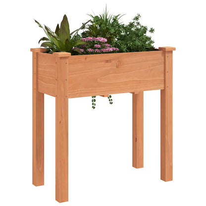 Jardinera Con Forro Interior Madera Abeto Marrón 71x37x76 Cm_2