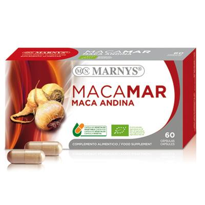Cápsulas de Maca Andina Biológica 500 mg Marnys, 60 unidades