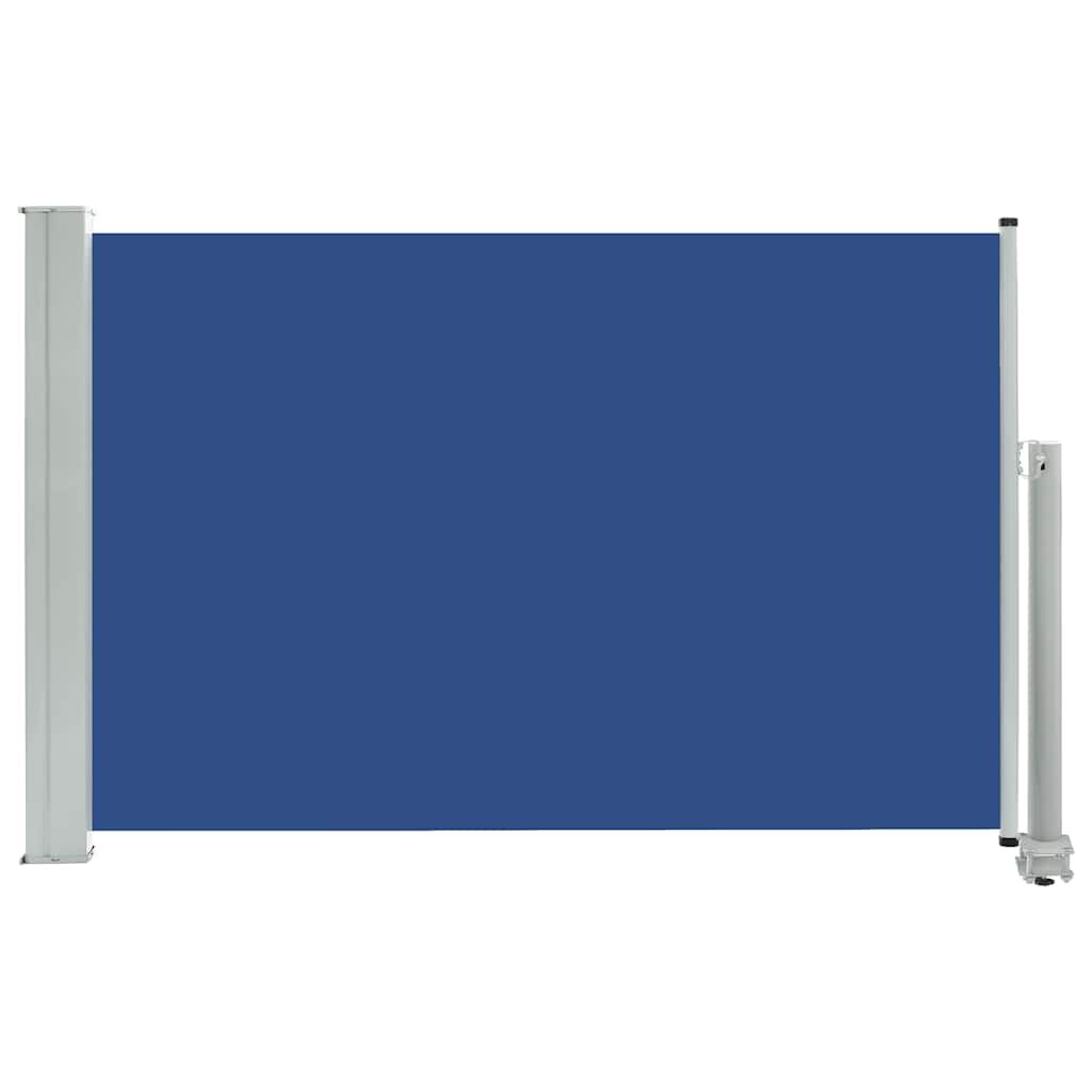 Vidaxl Toldo Lateral Retráctil De Jardín Azul 60x300 Cm_0