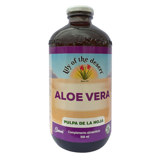 Sumo de Aloé Vera ECO Polpa de Folha Lírio do Deserto 946 ml