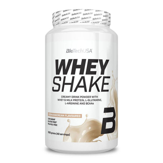 Whey Shake - 1kg - Cookies & Cream - Proteina De Suero Whey - Biotech Usa_0