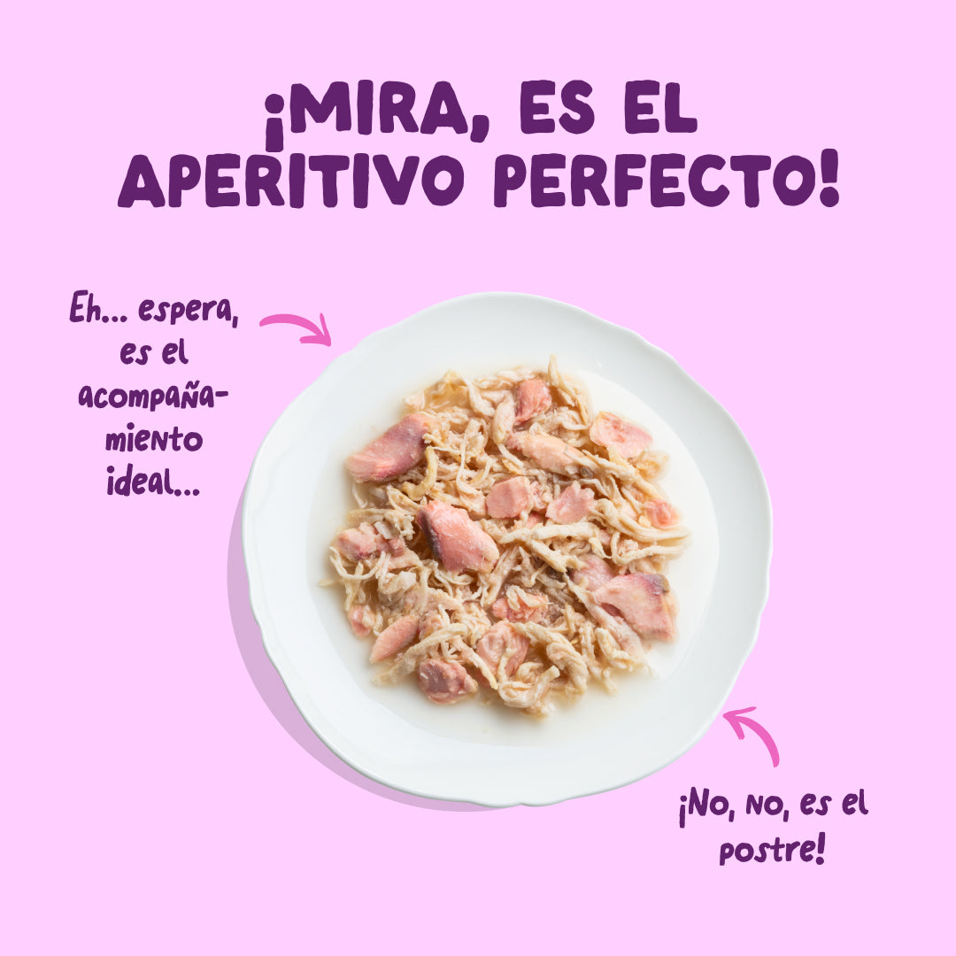 Filetes de salmón y pollo para gatos Edgard & Cooper 70 g