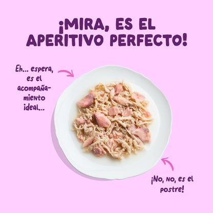 Filetes de salmón y pollo para gatos Edgard & Cooper 70 g