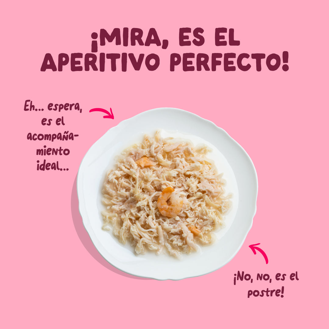 Filetes de pollo con gambas para gatos Edgard & Cooper 70 g