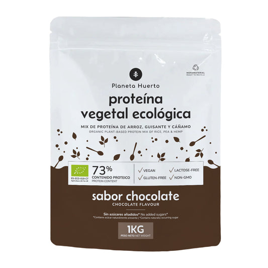 Proteína vegetal ECO 73% chocolate Planeta Huerto 1Kg