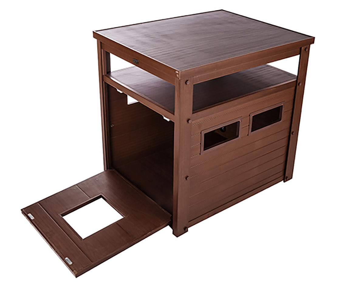 Arenero Para Gatos Yakarta - Estético Y Decorativo - 4 Colores Disponibles - Fabricado En Ecotex (marrón)_2