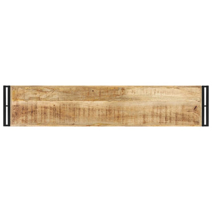 Mesa Consola De Madera De Mango Rugosa 150x30x75 Cm_1