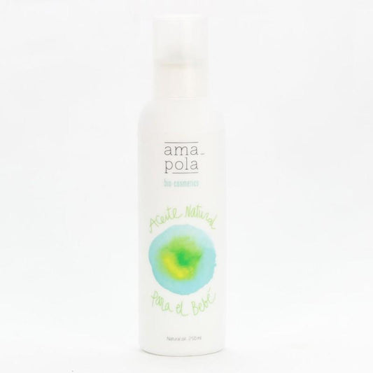 Óleo natural de papoila para bebé 250 ml